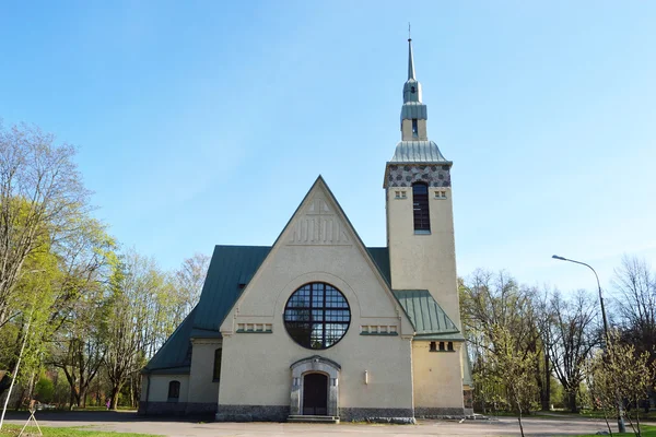 Лютеранська церква Преображення Господнього у на Zelenogorsk — стокове фото