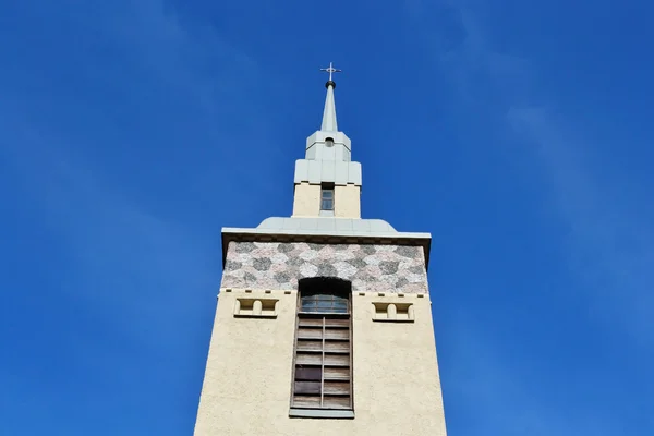 Torre da Igreja Luterana da Transfiguração em Zelenogorsk — Fotografia de Stock