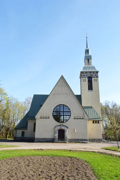 Лютеранская церковь Преображения Господня в Зеленогорске — стоковое фото