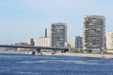 Ekim dolgu ve köprü volodarsky, st.petersburg