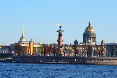 Arrow Vasilevsky Island, St.Petersburg clipart