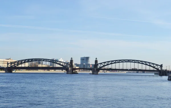 Ponte Pietro il Grande. San Pietroburgo — Foto Stock