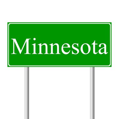 Minnesota yeşil yol levhası