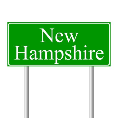 New hampshire yeşil yol levhası