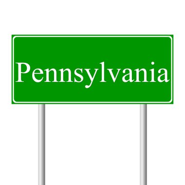 Pennsylvania yeşil yol levhası