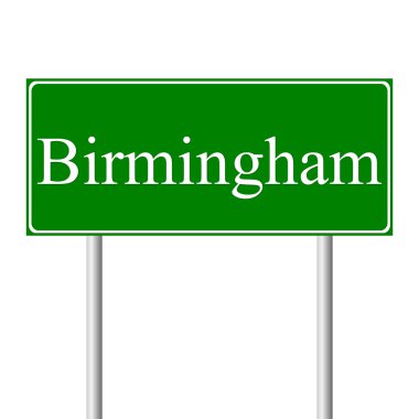 Birmingham yeşil yol levhası