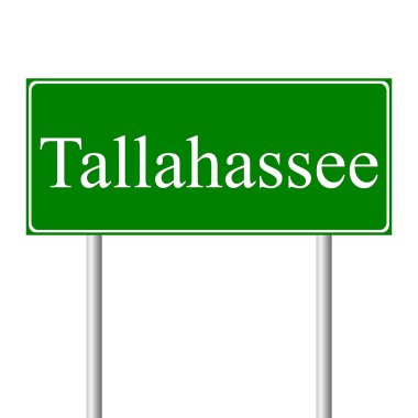 Tallahassee yeşil yol levhası