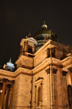 St Isaak'c Katedrali, St. Petersburg geceleri