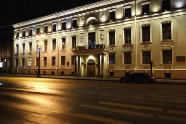 gece st. Petersburg görünümü