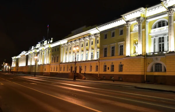 Senate and Synod building at night — Stock Photo, Image