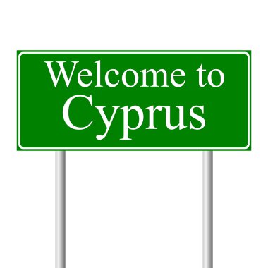 kavram yol işaret Kıbrıs'a hoş geldiniz