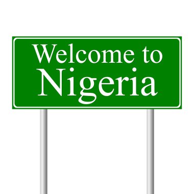 Welcome to Nigeria, concept road sign