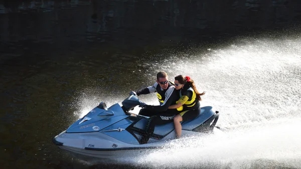 stock image High-speed jetski