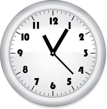 Office clock clipart