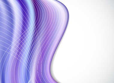 Wavy violet vector background clipart