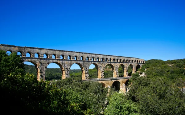 stock image Ancient aqueduct in France