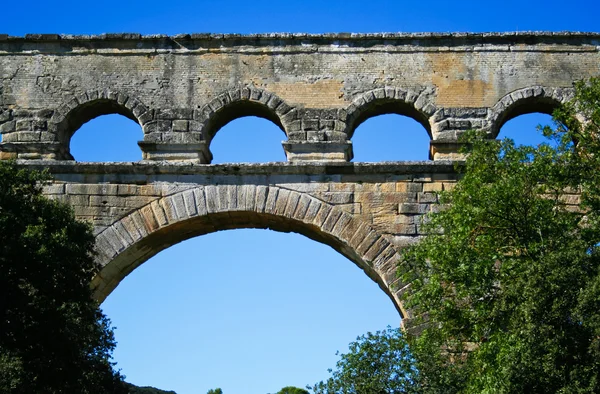 Ancient aqueduct in France — Stock Photo, Image