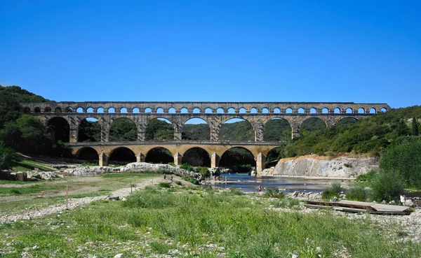 Ancient aqueduct in France — Stock Photo, Image