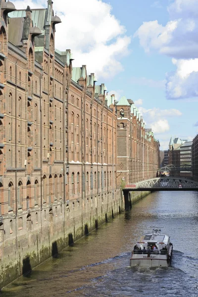 Canali di Amburgo — Foto Stock