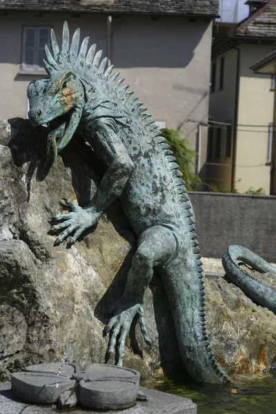 Angry lizard — Stock Photo, Image