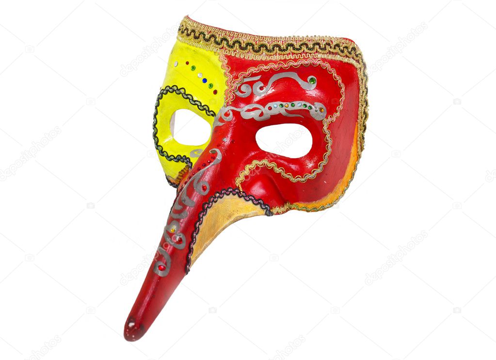 Colored carnival mask