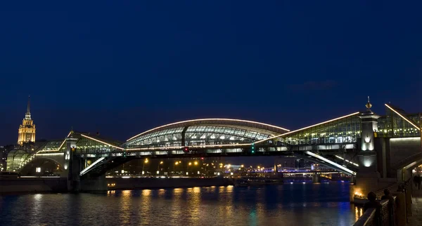 莫斯科，kievskiy 桥 — 图库照片