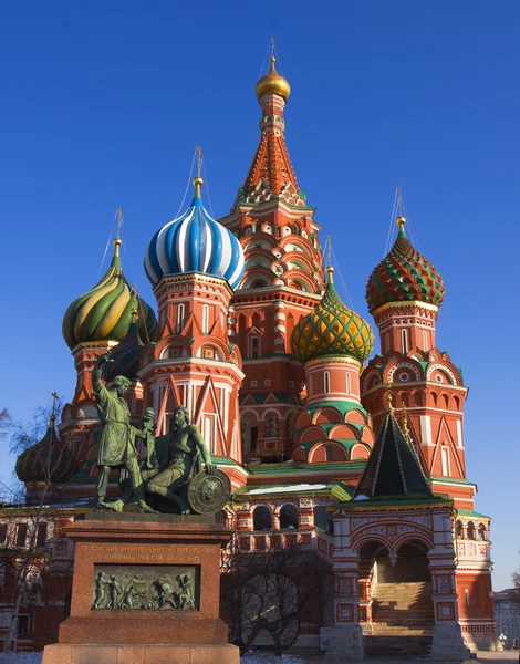 Moskau, Basilikum-Kathedrale — Stockfoto