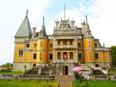 Massandrovskiy palace of Russian kings in region Massandra in Crimea, Ukraine, build in 1881-1902. clipart