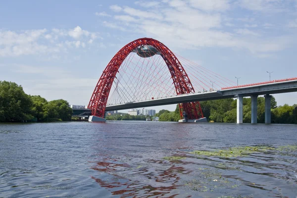 stock image Moscow, Pictorial bridge