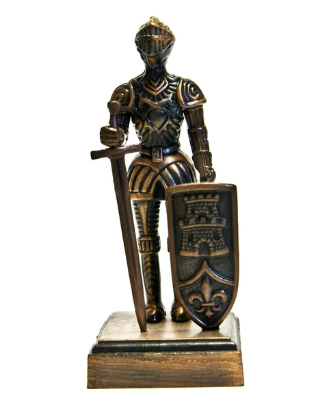 Cavaliere inglese, statuetta — Foto Stock