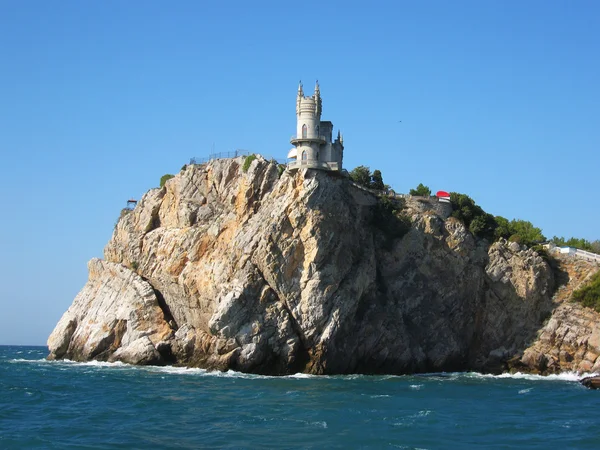 城堡燕子筑巢、 克里米亚、 黑海、 乌克兰 — 图库照片