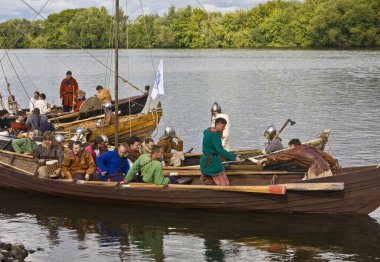 Vikingler tekne, tarihsel Festivali