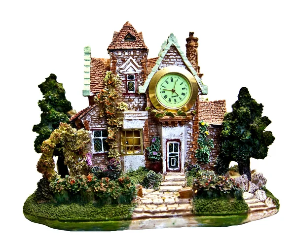 House with a clock — Stock Photo, Image