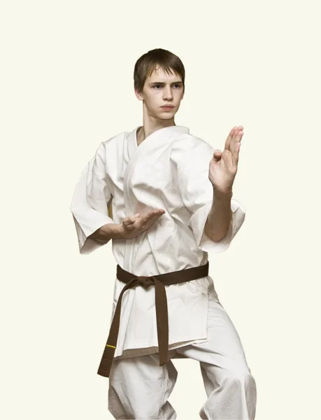 Karateka — Stock Photo, Image