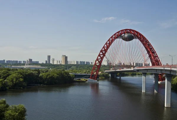 モスクワ、絵画の橋 — ストック写真