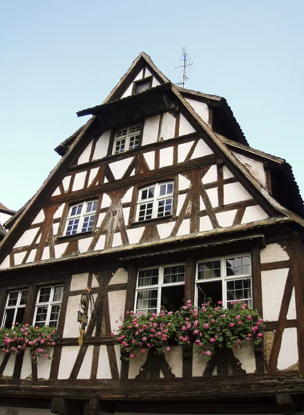 Duitsland, typisch huis — Stockfoto