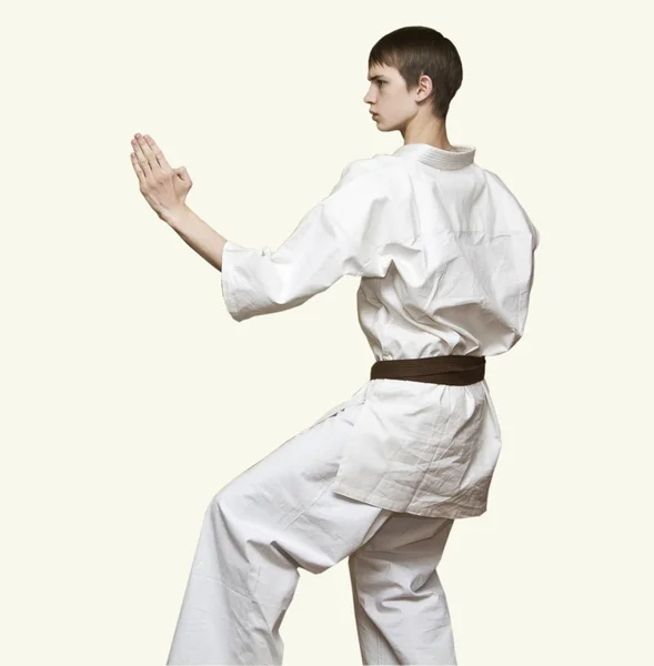 Karateka. — Foto de Stock