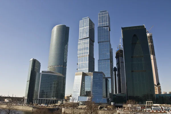 Moskau, moderne Gebäude — Stockfoto