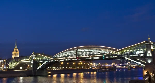 stock image Moscow, Kievskiy bridge