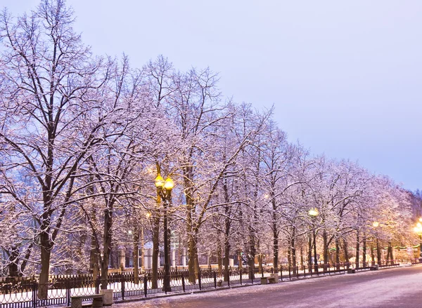 Vinter i staden — Stockfoto