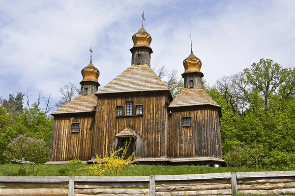 Drewniany kościół — Zdjęcie stockowe