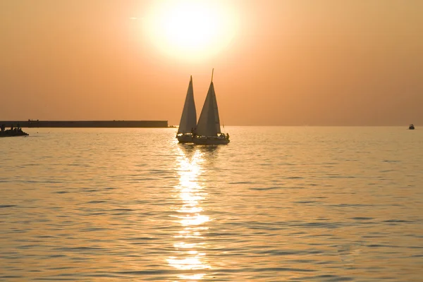 stock image Sunset on sea