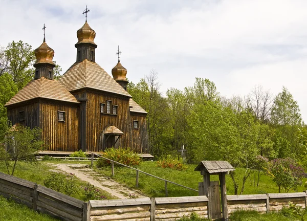 Wooden church Stock Image