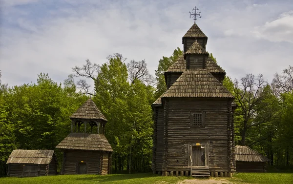 Dřevěný kostel, Ukrajina — Stock fotografie