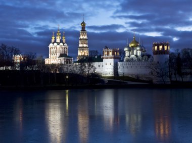 Moscow, Novodevichiy monastery clipart