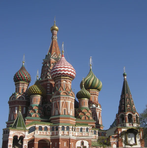 Basilikum (pokrovskiy) -Kathedrale in Moskau. — Stockfoto