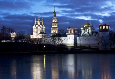 Moscow, Novodevichiy monastery clipart