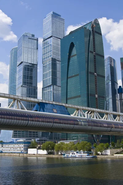 Moskau, moderne Gebäude — Stockfoto