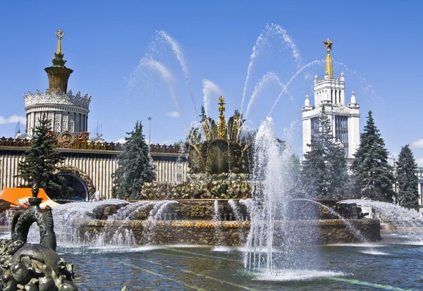 Moskva, fontänen — Stockfoto