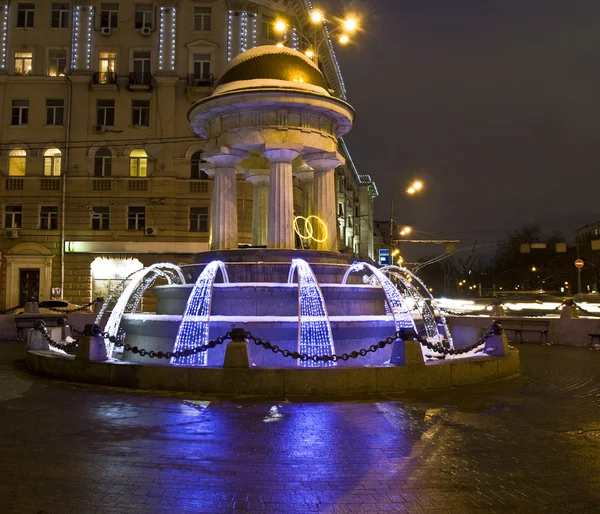Moscow, electric fountain — Stock Photo, Image